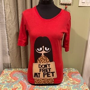 Marc By Marc Jacobs “Don’t Fret My Pet” Graphic Tee
